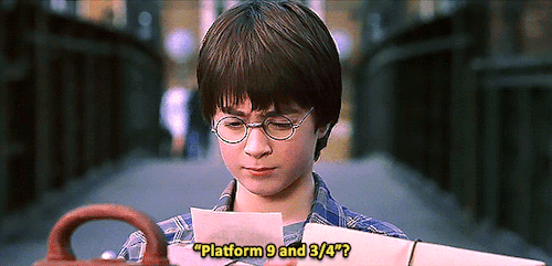 my-flourish-and-blotts:  “Platform 9 and ¾″?There’s no such thing, is there?