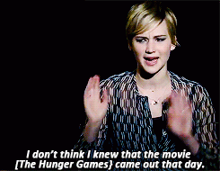 theoldtaylor:  Jennifer talking about her experience at Wholefoods on the day of The Hunger Games’ release. 