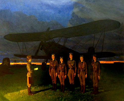 sovtime: podsteklom: Ночные ведьмы. Степура Е.И. “Night Witches”. By E. Stepura.