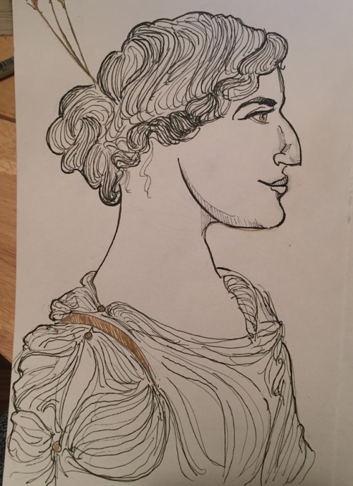 clodiuspulcher: Stressed to Hell so I did some art: Clytemnestra on the right and Rome’s Own &