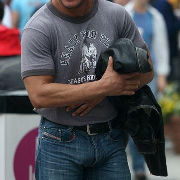 SOME NICE BULGES. THERE IS ONE OF ME IN THERE…😄
