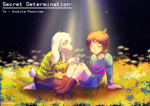 From Undertale blind arttrade project : Secret Determination ! 