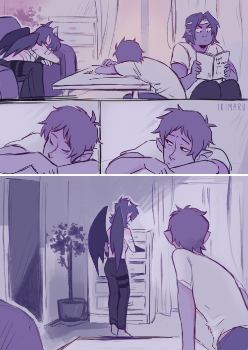 ikimaru: very late continuation to thiis! :^) I kept rearranging some panels;; so for more context, dragon ppl and elementals haven’t been on good terms for a really long time, so by hiding Keith away they’re probably breaking several rules lmao (just