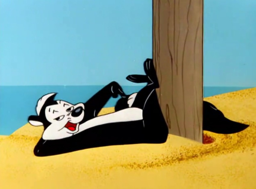 “”There are plenty of other fish in the ocean…
IF you like fish…
Personally, I prefer GIRLS…
Call it a weakness.” ”
- Pepe le Pew (1957)