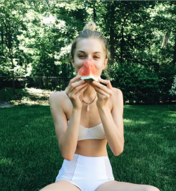 christiescloset:  be happy with watermelon