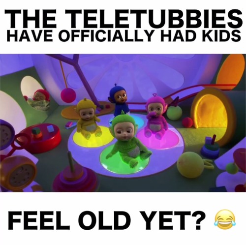 moneysltd:  moldyfingers:  termytheantisocialbutterfly:  libertarirynn:  Are you telling me that the Teletubbies have, canonically, fucked? Because I am very uncomfortable with that information.  Um wat  turns out they’re called the tiddlytubbies and