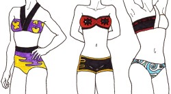 crybug:  Gintama swimsuits i need to make