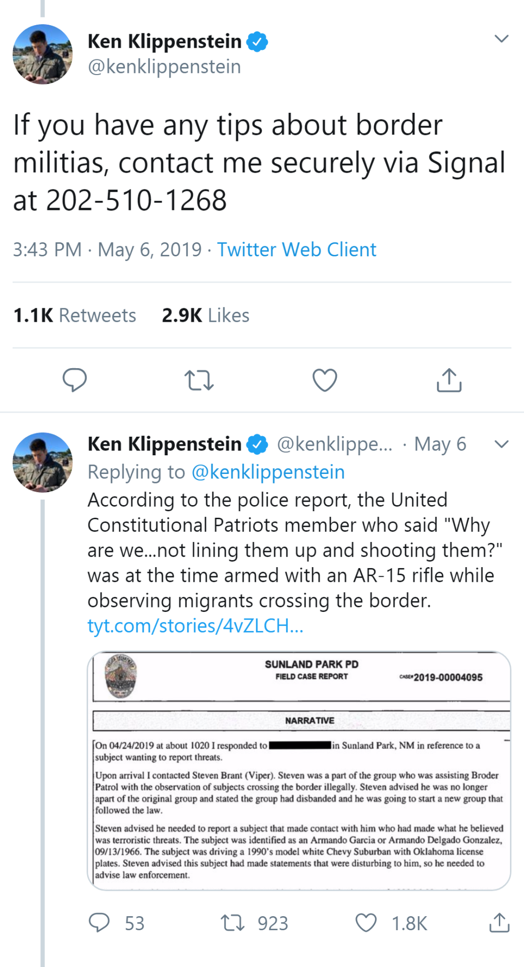 ‘Put Them All in a Gas Chamber,’ Said Border Militia Member: Report