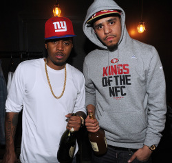 thoughts-of-a-hip-hop-junkie:  J. Cole ft. Nas - Let Nas Down Nas blesses the track Cole dedicated to him. Dope shit. 