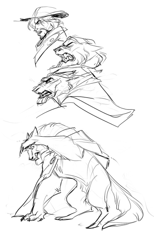 malik-zaki:wanlingnic:I will take my thick, pretty werewolf mccree headcanon to my grave. &gt;:OMcCr