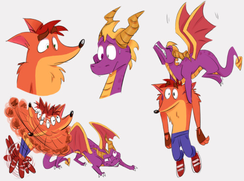 now that toys for bob have done spyro AND crash games my inner 90′s kid is scrEAMING for a crossover