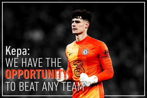 Chelsea goalkeeper Kepa Arrizabalaga spoke to the press ahead of Premier League match with Manchester City, insisting that at our highest level there are no unbeatable opponents.

‘We have a few of games while Edou is playing in Africa,’ said Kepa. ‘I wish him all the best and maybe I have an opportunity to play more games in a row, and very big games, important games, against Manchester City, Brighton and Tottenham again.’

‘It’s a very important game for us, it’s a very important game for them. It’s a big distance of course, 10 points is 10 points, but I think we still have an opportunity,’ continued the goalkeeper.‘There are still a lot of games to play but first of all we have to step up in our confidence, in our performance and look at ourselves, don’t look too much at the opponent because if we work at our highest level we have the opportunity to beat any team.‘I think we have to get back in winning ways in the Premier League, because we’ve had a couple of draws in the recent games. We have to get back because we want to be closer to Manchester City in the table. Right now we are 10 points behind, so we have to step up and we have to push ourselves to be more consistent in the Premier League.’‘Of course every player wants to play as much as he can, but what I learned in the last few months is to be focused on my job, work to be at peace in my mind, and that helps me a lot. Just give all that I can do and take the opportunity when I have an opportunity. I am in this mood and I think now I am doing well, I am helping the team and I am so happy about that.‘I was waiting for that moment to play for a long time, so I think I am ready to take the opportunity. I’ve been ready, that is the important thing. When you are out of the starting XI for a time, you are on the bench and ready to go, you feel the atmosphere and you want to be there on the pitch, so I was ready to go.’‘I always said, when Thomas came here everything changed for me. He gave me the confidence step by step. I was not in the best situation in that moment, so I think I’ve grown a lot under him.‘I am back in confidence, I feel well. I have a very good relationship with Thomas, he has trust in me and I have trust in him, so I think it’s a good partnership.’(Source: Chelsea FC / January 15th, 2022) #kepa arrizabalaga#chelsea fc#cfc#chelsea#blues news