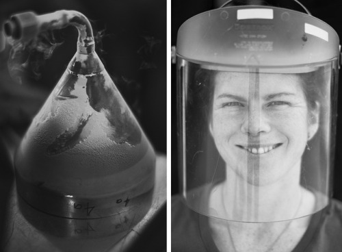 Erinn Springer is photographing female scientists for her ongoing series, “Particle for Scale.