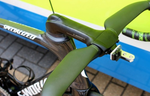 peter-sagan: gentlemandomestique: Up close and personal with Sagan’s Venge But he has a green one to