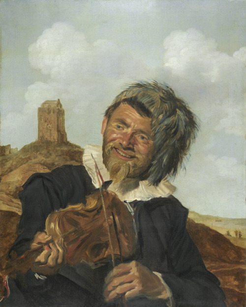 Fisherman Playing the Violin (aka Violin-Playing Man in a Dune Landscape), attr. to Frans Hals, ca. 