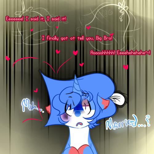 questions-for-peachy:  Peachy: M…married… You’re… you’re getting m-married…To him??? (Edit: Typos and forgotten words)   X3