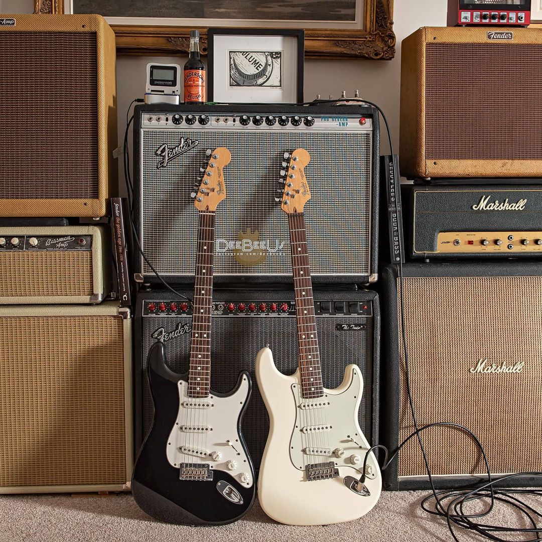 1988 & 1987 American Standard Stratocasters in - DeeBeeUs™