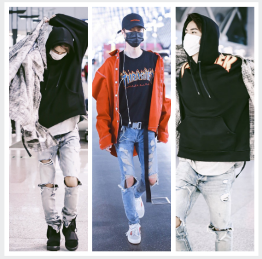 the road ahead is long ; — Style Guide: Wang Yibo