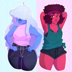 xxeptune:  Ruby and Sapphire! 