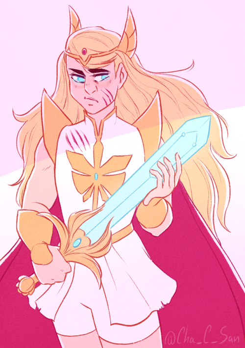 I finished my assignment, so I rewarded myself with another She-Ra drawing. c: