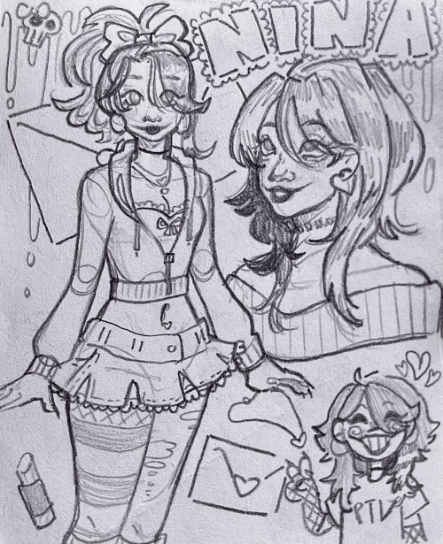 Nina Doodles @ Work