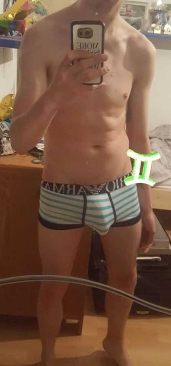 Back in stripes #Armani #bluewhite #bulge #boxerbriefs