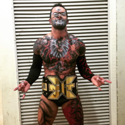 shitloadsofwrestling:  The NEW NXT Champion, Finn Balor![July 4th, 2015]You’ve heard the phrase “I’m big in Japan”, right? Well, that may be true for a lot of people, but in the WWE, perhaps nobody has more respect from the Japanese fans than