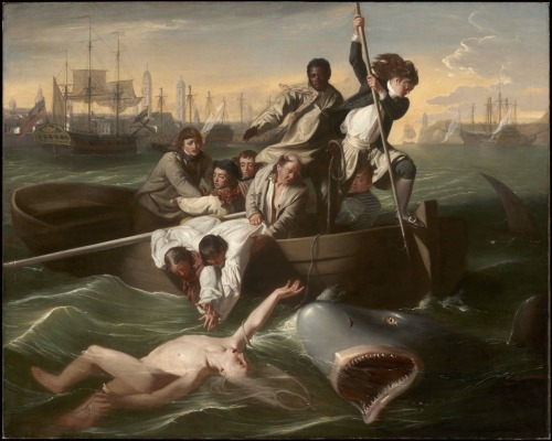 my18thcenturysource: “Watson and the Shark”, John Singleton Copley, 1778. I know you all