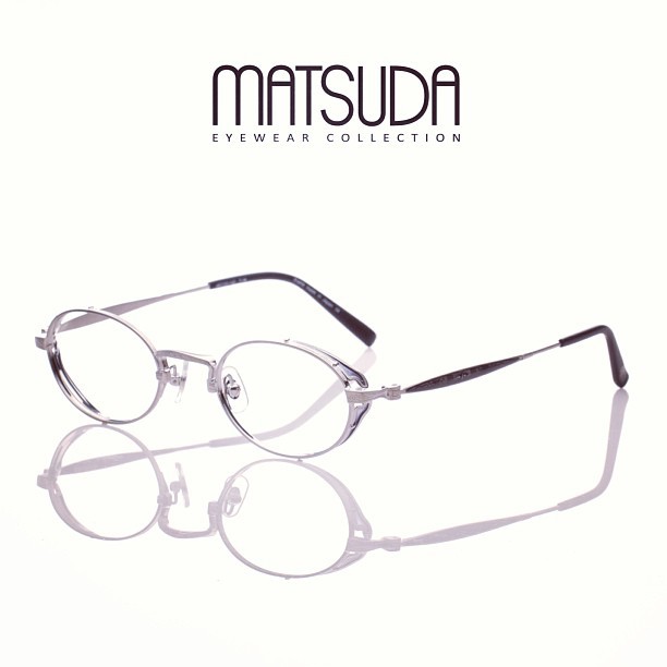 Matsuda Eyewear — #matsuda #M3018 in brushed silver. #filigree...