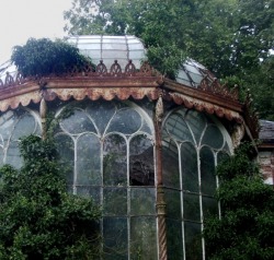 steampunktendencies:  Abandoned Greenhouse 