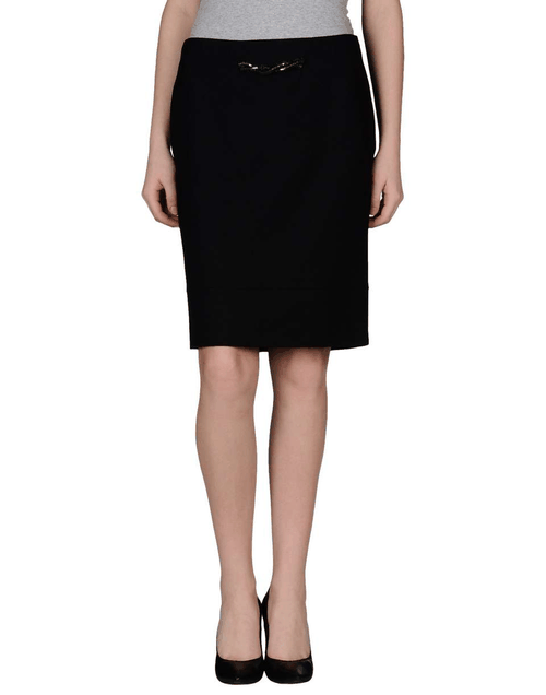 VERSACE Knee length skirts