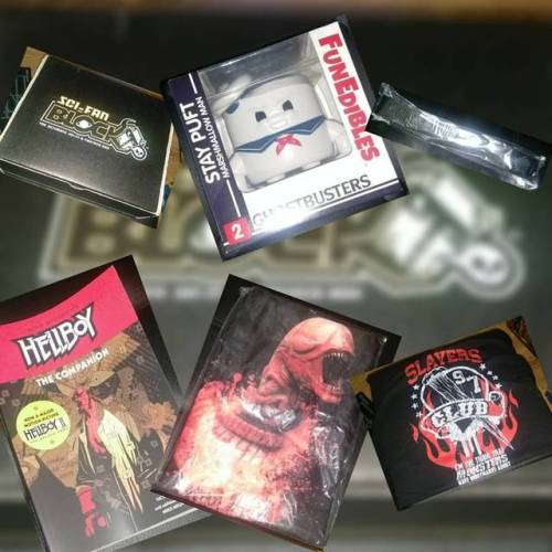 February Sci Fan Block #scifanblock #alien #hellboy #ghostbusters #staypuft #buffythevampireslayer #supernatural