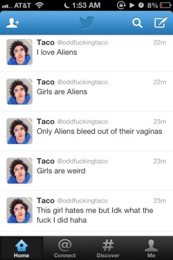 sexyasstaco:  Girls are Aliens