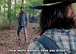 dailytwdgifs:  I’m gonna ask you a few questions, I need you to answer honestly okay? Okay. 