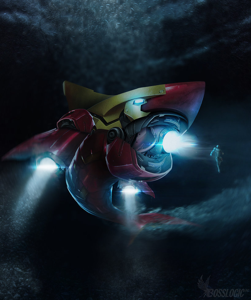 thecyberwolf:  Iron Man - Mashup Serie Created by Boss Logic / Deathstroke Green