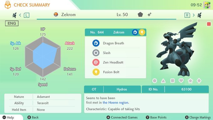 Shiny Zekrom! Now I have a Shiny Reshiram and Zekrom! : r/pokemongo
