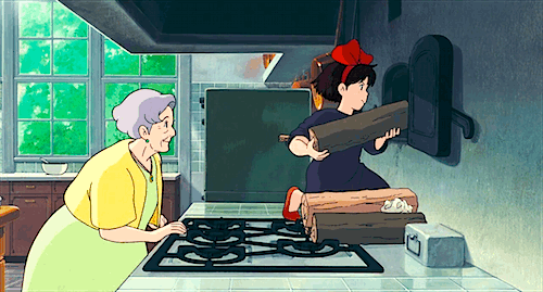 wood-fired oven | kiki’s delivery service“It used to bake beautiful bread but I haven’t baked 