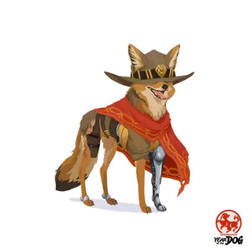 aurous-android: Overwatch heroes as dogs (x)