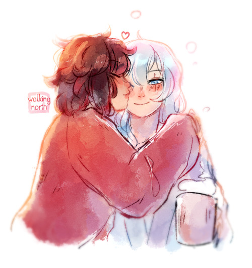 walkingnorth:Self-care is drawing soft shippy fanart ❄️