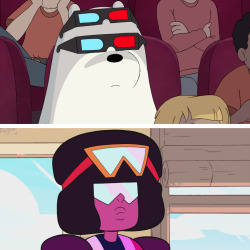 Who rocked the double shades better&hellip;Ice Bear or Garnet? 