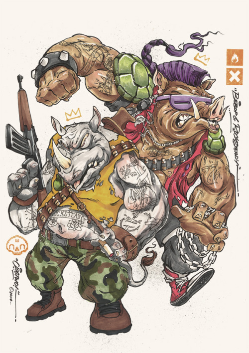 geekygeekweek: TMNT Fan Art Series You’ve got to see these beautifully detailed illustrations by Clo