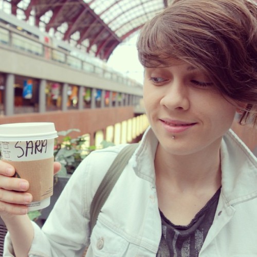 teganandsara:I wasn’t joking when I said I sometimes use Sara’s name when I get a coffee….it’s just 