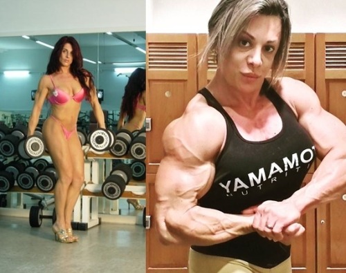 beforeafterfemalemuscle - Silvia Mattaawesome