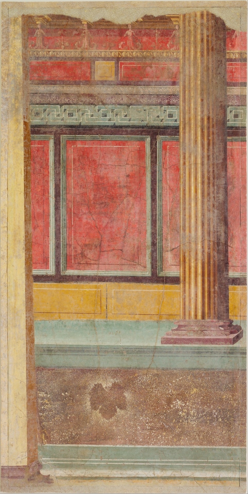 met-greekroman-art: Wall painting from Room F of the Villa of P. Fannius Synistor