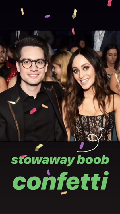 Brendon and Sarah at the Billboard Music Awards (May 2019) Instagram: sarahurie