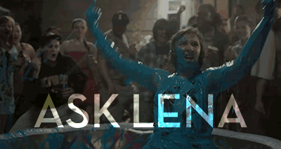 girlshbo:  The GIFerview is on. Lena Dunham may answer your questions in GIF form. Submit a question for Lena about Girls HERE. 
