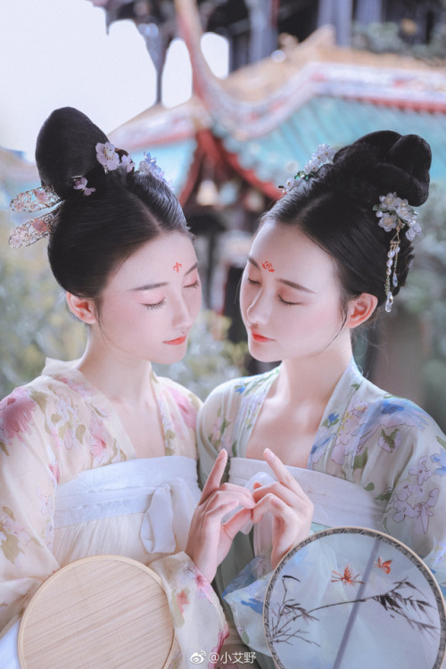 ziseviolet: yansanniang: @小艾野 [行香子]—— 柳下笙歌庭院，花间姊妹秋千。 Traditional Chinese Hanfu.