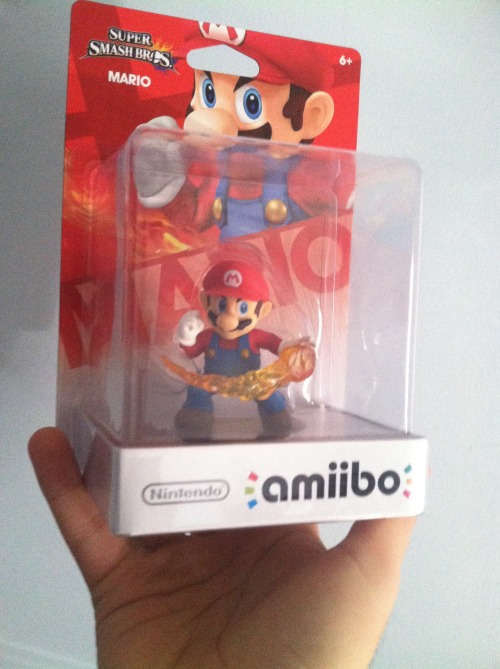 My Amiibo arrived today! He is named after none other than the legendary fighter from the Glitz Pit,