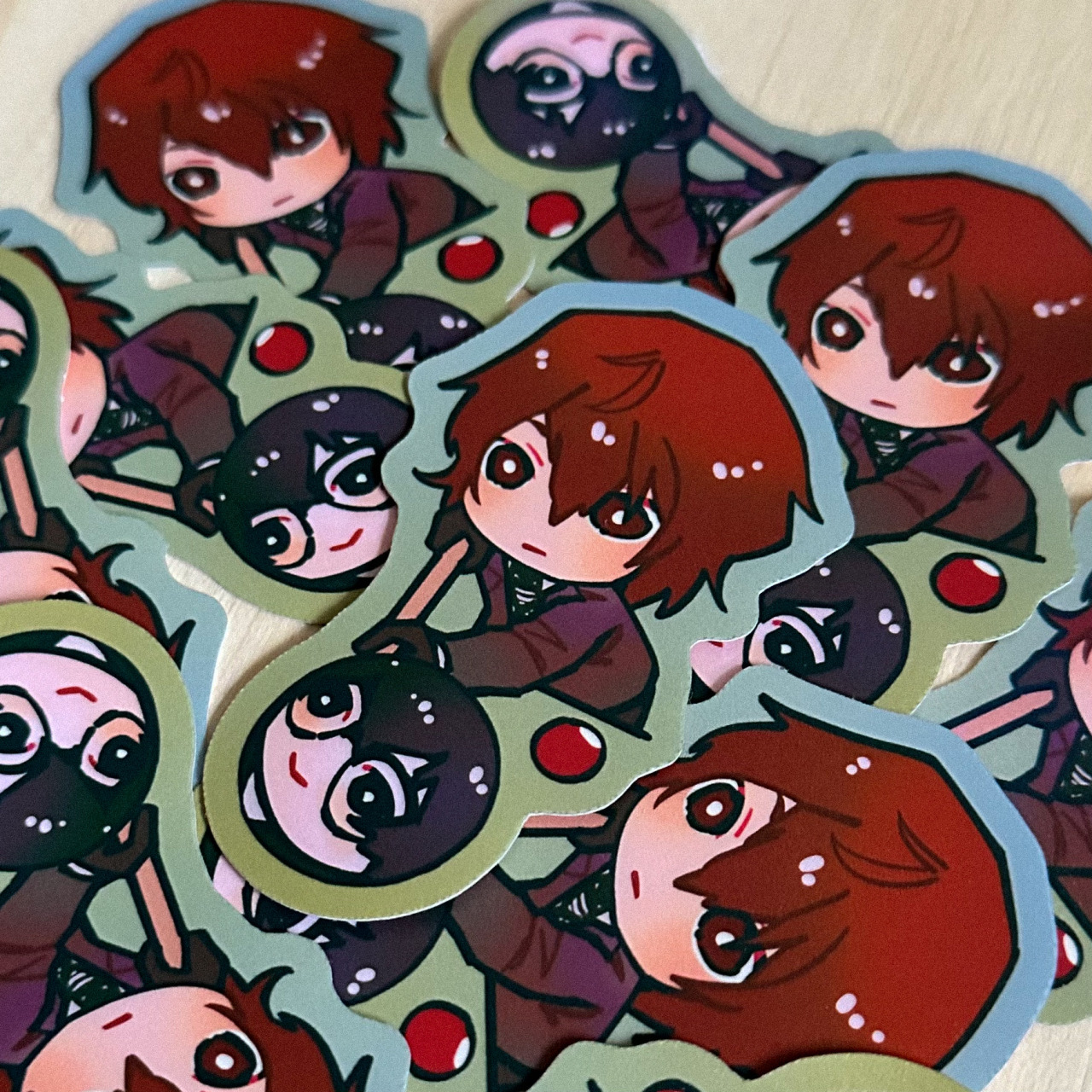 Ateez Busts Chibi Stickers