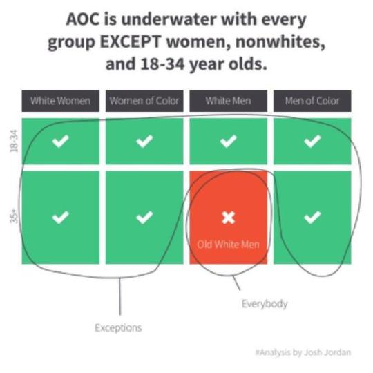 liberalsarecool:  AOC is well liked and it scares the shit out of old white men. 
